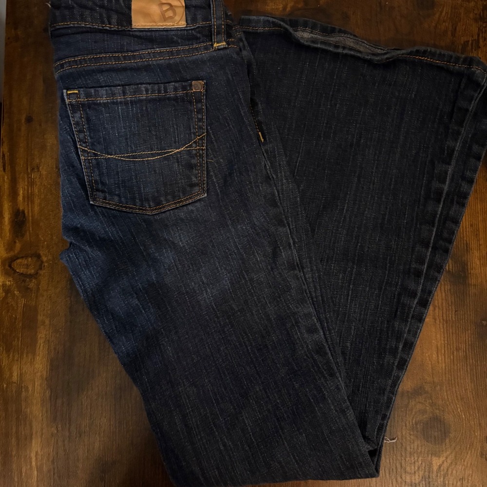 Bullhead Jeans Skinny Flare Newport Bootcut Dark Wash‎ Denim (Girls 1S)